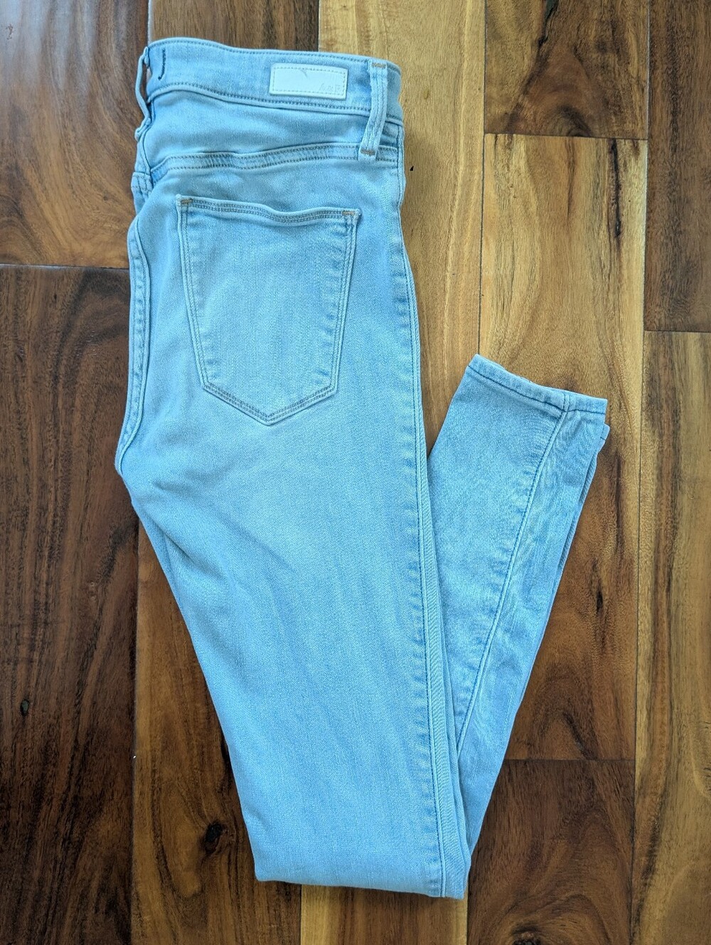 Abercrombie Light Blue High Rise Jean Leggings
